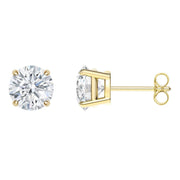 White Gold Austrian Crystal Stud Earring in Gift Box - ALILY 