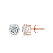 White Gold Austrian Crystal Stud Earring in Gift Box - ALILY 