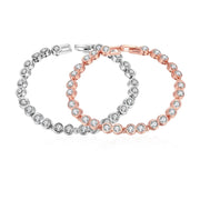 3.00CT TENNIS BRACELET 18K WHITE GOLD PLATED WITH SWAROVSKI CRYSTAL, Bracelets, ALILY , ALILY   jewelryjewelry deals, swarovski crystal jewelry, groupon jewelry,, jewelry for mom, 