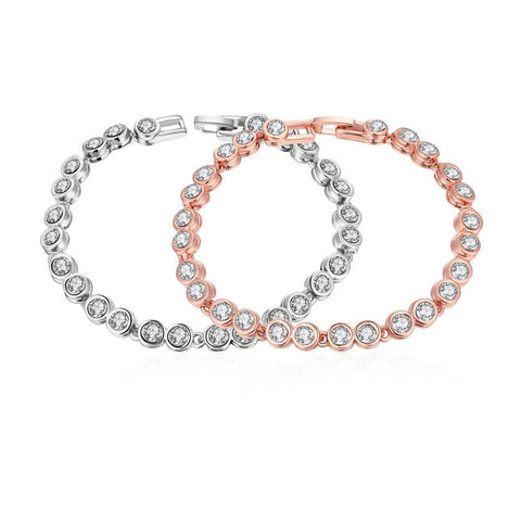 3.00CT TENNIS BRACELET 18K WHITE GOLD PLATED WITH SWAROVSKI CRYSTAL, Bracelets, ALILY , ALILY   jewelryjewelry deals, swarovski crystal jewelry, groupon jewelry,, jewelry for mom, 