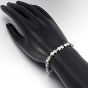 3.00CT TENNIS BRACELET 18K WHITE GOLD PLATED WITH SWAROVSKI CRYSTAL, Bracelets, ALILY , ALILY   jewelryjewelry deals, swarovski crystal jewelry, groupon jewelry,, jewelry for mom, 