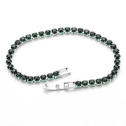 8.00 CTTW Certified Gemstone Tennis Bracelet in 18K Gold Plating - 15 Options
