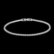 8.00 CTTW Certified Gemstone Tennis Bracelet in 18K Gold Plating - 15 Options