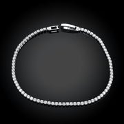 8.00 CTTW Certified Gemstone Tennis Bracelet in 18K Gold Plating - 15 Options
