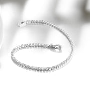 8.00 CTTW Certified Gemstone Tennis Bracelet in 18K Gold Plating - 15 Options