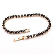8.00 CTTW Certified Gemstone Tennis Bracelet in 18K Gold Plating - 15 Options