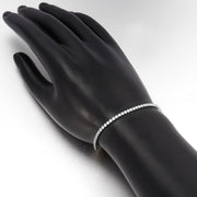 8.00 CTTW Certified Gemstone Tennis Bracelet in 18K Gold Plating - 15 Options