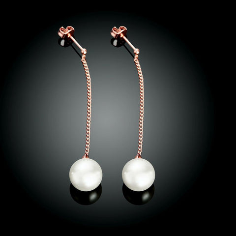 Freshwater Pearl Dangling Link Earrings, Earring, ALILY , ALILY   jewelryjewelry deals, swarovski crystal jewelry, groupon jewelry,, jewelry for mom, 