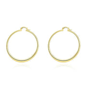 60mm 18K Gold Plated Hoop Earrings, Earring, ALILY , ALILY   jewelryjewelry deals, swarovski crystal jewelry, groupon jewelry,, jewelry for mom, 