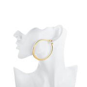 60mm 18K Gold Plated Hoop Earrings, Earring, ALILY , ALILY   jewelryjewelry deals, swarovski crystal jewelry, groupon jewelry,, jewelry for mom, 