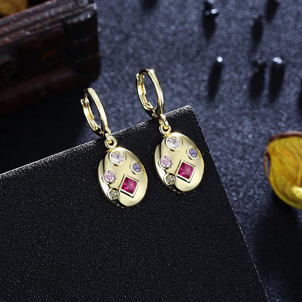 Four Stone Swarovski Elements Drop Earrings, Earring, ALILY , ALILY   jewelryjewelry deals, swarovski crystal jewelry, groupon jewelry,, jewelry for mom, 