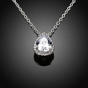 5.00 CT Teardrop Pave Necklace in 18K White Gold Plated, Necklace, ALILY , ALILY   jewelryjewelry deals, swarovski crystal jewelry, groupon jewelry,, jewelry for mom, 