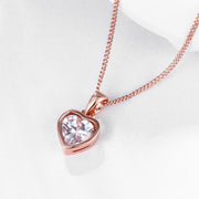 Classic Heart Shaped Swarovski Elements Necklace, Necklaces, ALILY , ALILY   jewelryjewelry deals, swarovski crystal jewelry, groupon jewelry,, jewelry for mom, 
