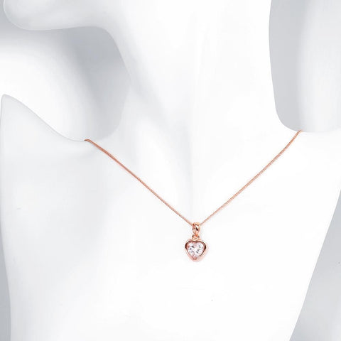 Classic Heart Shaped Swarovski Elements Necklace, Necklaces, ALILY , ALILY   jewelryjewelry deals, swarovski crystal jewelry, groupon jewelry,, jewelry for mom, 