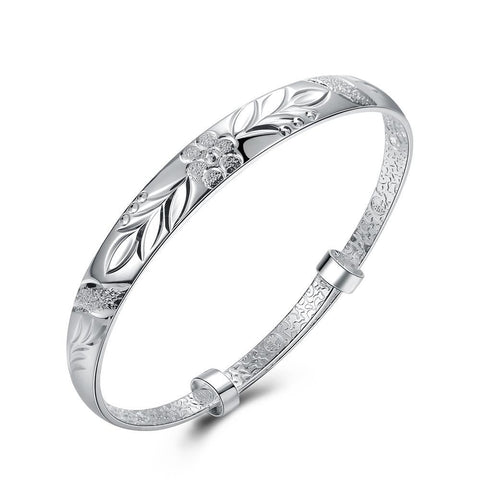 Silver Plated Adjustable Botanical Gardens Women&