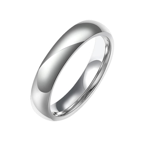 Stainless Steel Comfort Fit Unisex Band Ring - ALILY  www..com fashion jewelry for women