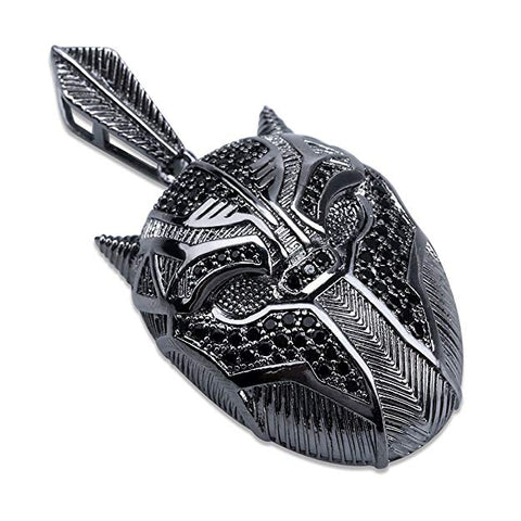 Black Iced Out Crystal Pav&