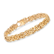 14K Gold Plating Milan Inspired Thick Cut Chain Link Bracelet
