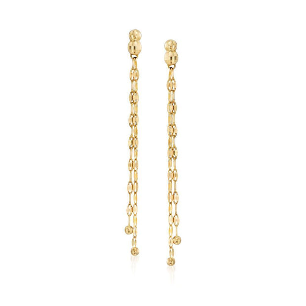 Chain Drop in 18K Gold Plated, Earring, ALILY , ALILY   jewelryjewelry deals, swarovski crystal jewelry, groupon jewelry,, jewelry for mom, 