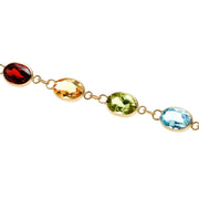 10.00 CT Marquise Cut Natural Gemstones 7.8" Bracelet in 18K Gold Plated, Bracelet, ALILY , ALILY   jewelryjewelry deals, swarovski crystal jewelry, groupon jewelry,, jewelry for mom, 