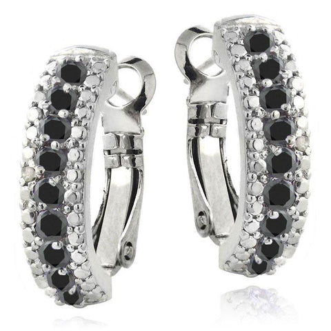 5.55 CTTW Gemstone Lining Earrings in 18K White Gold- Five Options, , ALILY , ALILY   jewelryjewelry deals, swarovski crystal jewelry, groupon jewelry,, jewelry for mom, 