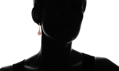 18K Rose-Gold Plated Bohemian Laser Cut Drop Earrings, Earring, ALILY , ALILY   jewelryjewelry deals, swarovski crystal jewelry, groupon jewelry,, jewelry for mom, 