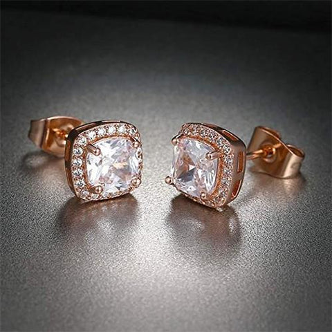 2 Pairs: Swarovski Elements Halo 18k Gold Plated Studs - 3 Finishes, , ALILY , ALILY   jewelryjewelry deals, swarovski crystal jewelry, groupon jewelry,, jewelry for mom, 