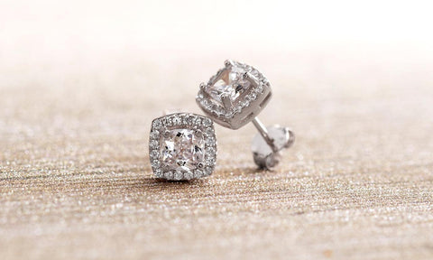 3.44 CTTW Halo Stud Earrings with Swarovski Elements, , ALILY , ALILY   jewelryjewelry deals, swarovski crystal jewelry, groupon jewelry,, jewelry for mom, 