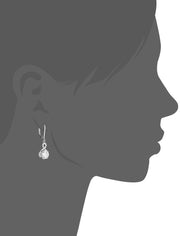Infinity Crystal Drop Earrings Made with Swarovski Crystal in White Gold, Yellow Gold, and Rose Gold - ALILY  www..com fashion jewelry for women