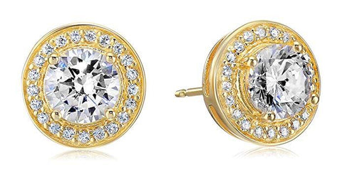 Halo Stud Earrings with Swarovski Crystals with FREE Gift Box, , ALILY , ALILY   jewelryjewelry deals, swarovski crystal jewelry, groupon jewelry,, jewelry for mom, 