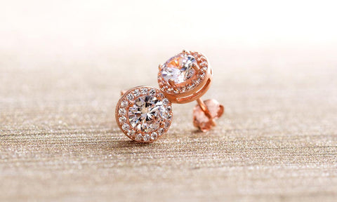 3.44 CTTW Halo Stud Earrings with Swarovski Elements, , ALILY , ALILY   jewelryjewelry deals, swarovski crystal jewelry, groupon jewelry,, jewelry for mom, 