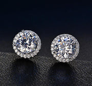 Halo Stud Earrings with Swarovski Crystals with FREE Gift Box, , ALILY , ALILY   jewelryjewelry deals, swarovski crystal jewelry, groupon jewelry,, jewelry for mom, 