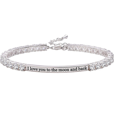 I LOVE YOU TO THE MOON AND BACK Bracelet ITALY Design