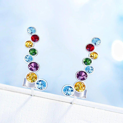 Rainbow Bubble Stud ITALY Design  - ALILY