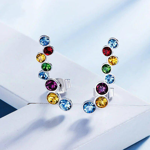 Rainbow Bubble Stud ITALY Design  - ALILY