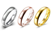 Stainless Steel Comfort Fit Unisex Band Ring - ALILY  www..com fashion jewelry for women