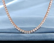 55 CTTW Swarovski Elements Tennis Necklace Set in 18K Gold (Multiple Options), , ALILY , ALILY   jewelryjewelry deals, swarovski crystal jewelry, groupon jewelry,, jewelry for mom, 