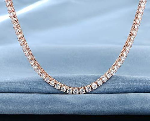 55 CTTW Swarovski Elements Tennis Necklace Set in 18K Gold (Multiple Options), , ALILY , ALILY   jewelryjewelry deals, swarovski crystal jewelry, groupon jewelry,, jewelry for mom, 