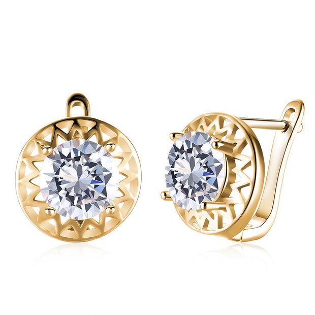 Elements Laser Cut Clip On Earrings
