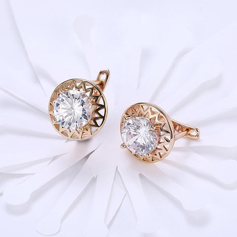 Elements Laser Cut Clip On Earrings