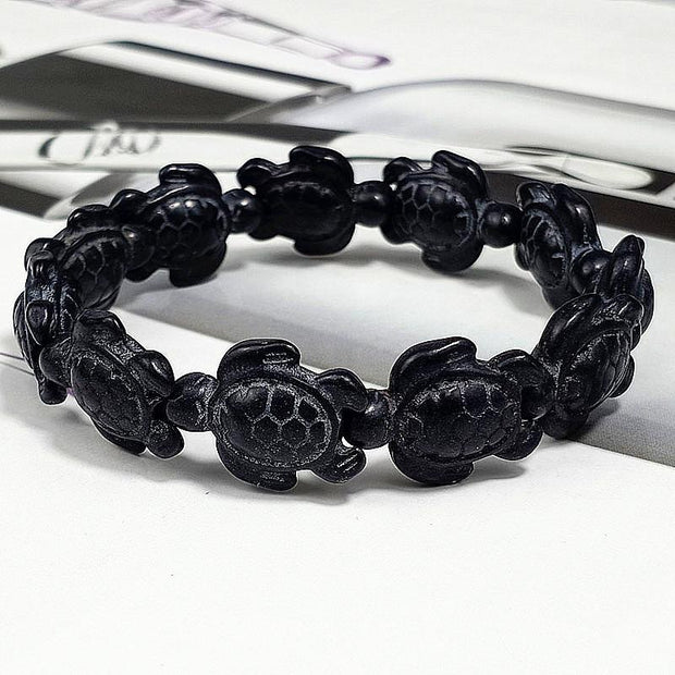 Save the Turtles Stretch Bracelet - 2 Colors ITALY Design  - ALILY