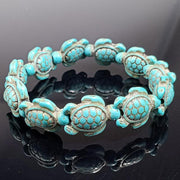 Save the Turtles Stretch Bracelet - 2 Colors ITALY Design  - ALILY