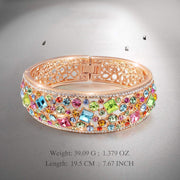 Bregenz Rainbow of Life Bangle in 18K Rose Gold Plated ITALY Design