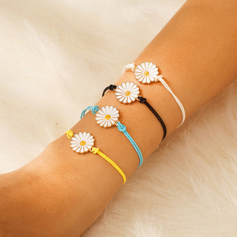 Spring Time Multi-Daisies Floral Bracelets