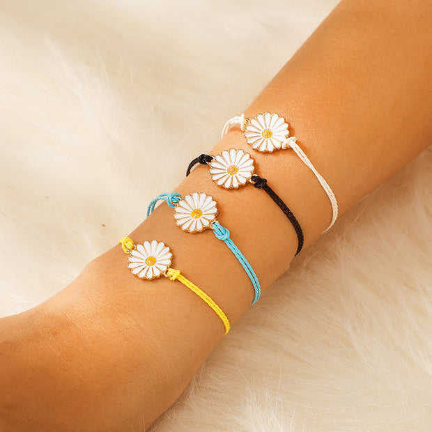 Spring Time Multi-Daisies Floral Bracelets