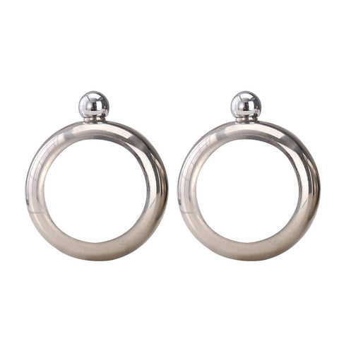Stainless Steel Unisex Hidden Flask Bangle