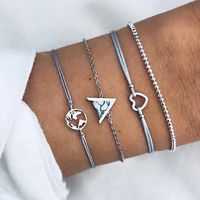 Celestial Marble Crystals and Gemstone 5 Piece Bracelet Set - 25+ Styles Available - ALILY