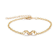 5 Piece Pink Crystal Celestial Bracelet Set ITALY Design  - ALILY