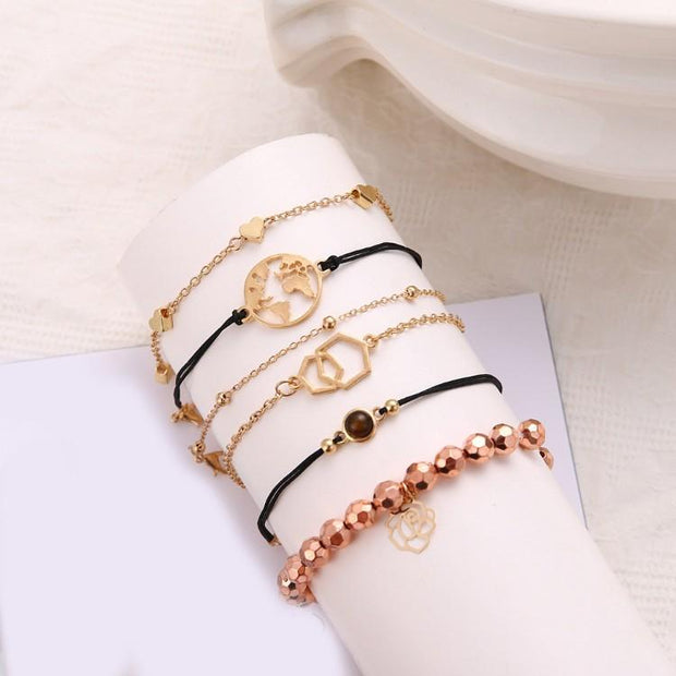 Chemist Around the World Rose Gold 6 Piece Set