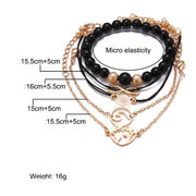 Love & Peace Throughout The World Marble 5 Piece Set ITALY Design  - ALILY